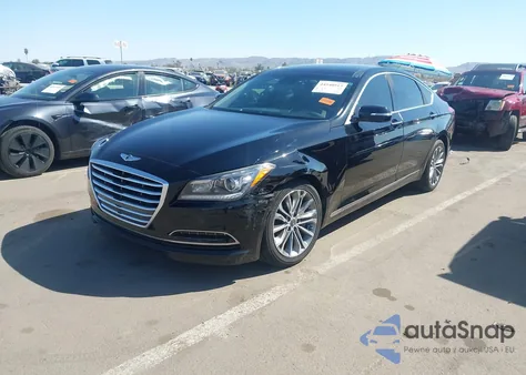 2015 Hyundai Genesis 3.8 из США, поврежденный, VIN KMHGN4JE9FU017636